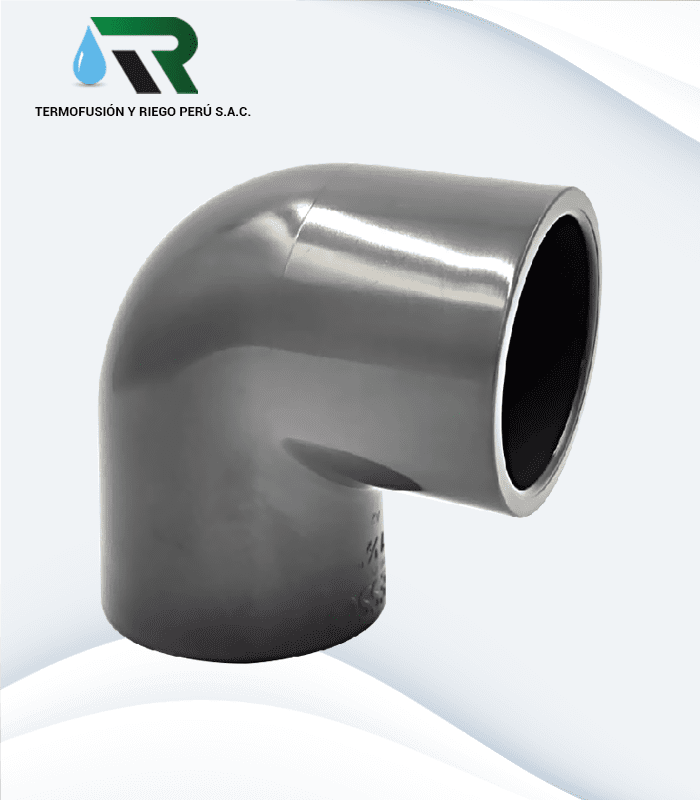 CODO DE 90° SCH-80 A PRESION PVC LESSO