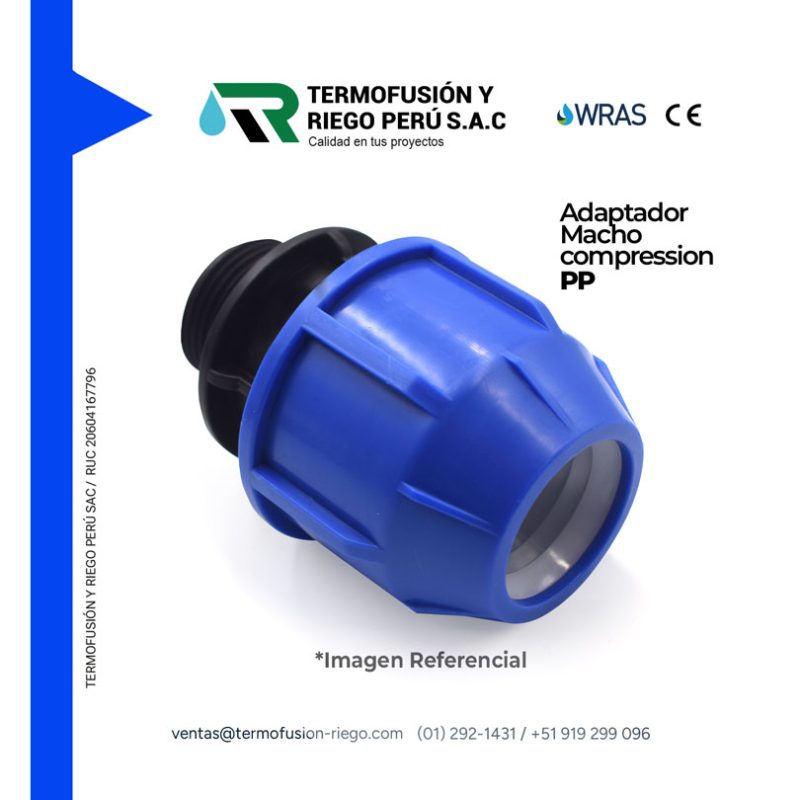 ADAPTADOR ROSCA MACHO - JUNTA RAPIDA LESSO