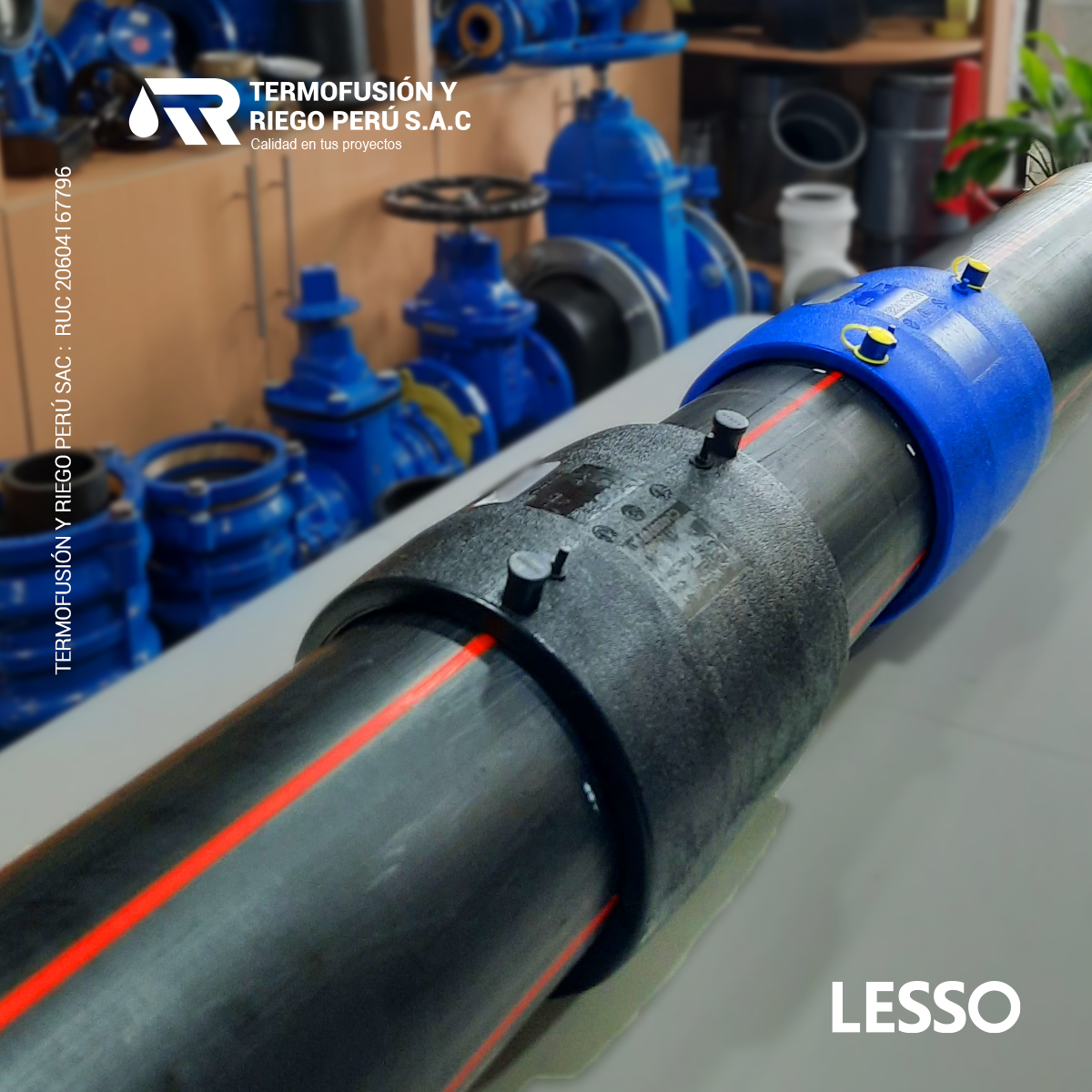 Union electrofusion HDPE Lesso