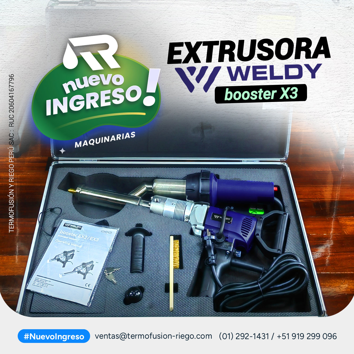 Extrusora Weldy – Booster EX3