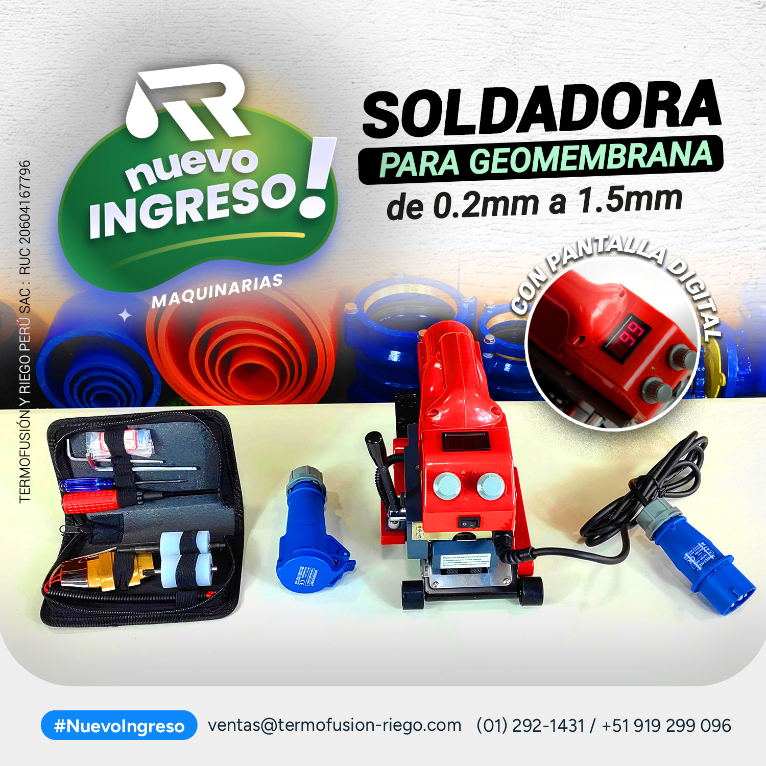 Soldadora Roja 0.2 – 1.5mm – NS800D