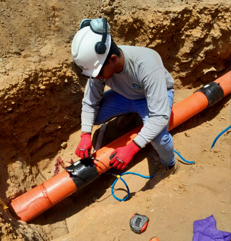 Servicio de electrofusión HDPE