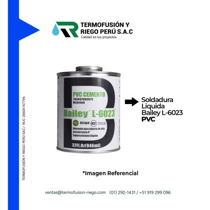 CEMENTO PVC NEGRO L-6023 BAILEY