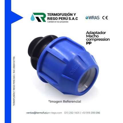 ADAPTADOR ROSCA MACHO - JUNTA RAPIDA LESSO