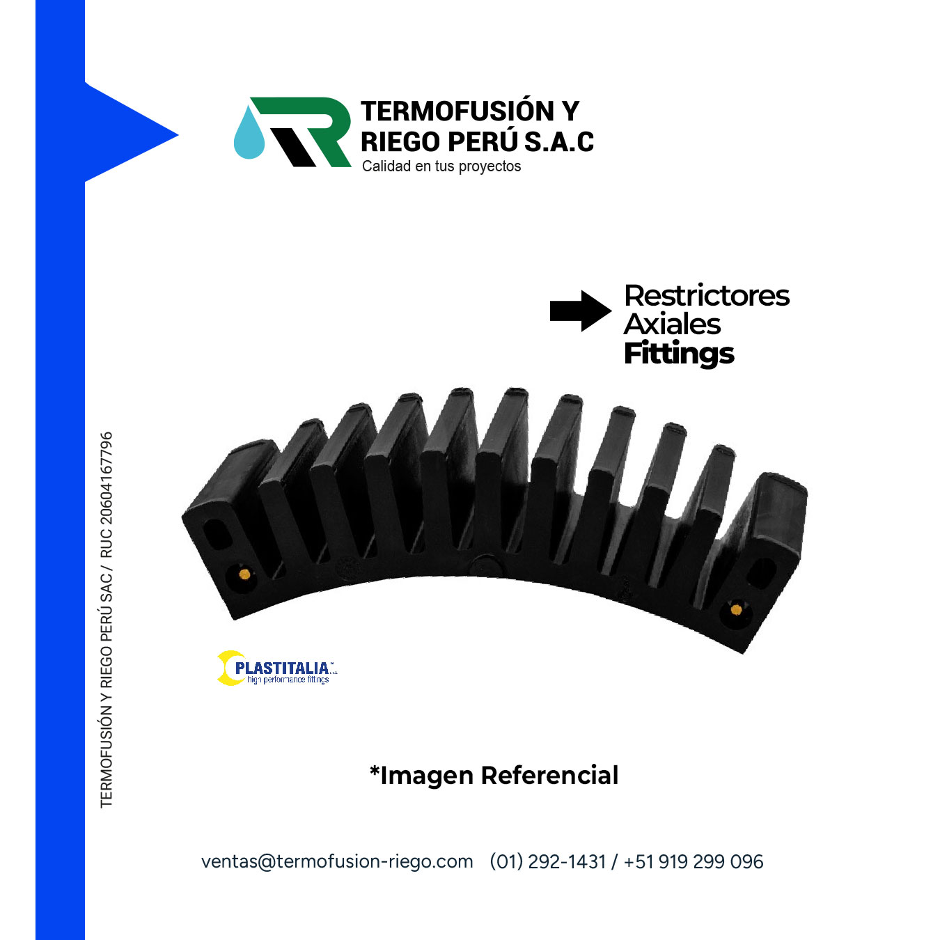 Restrictores axiales Plastitalia